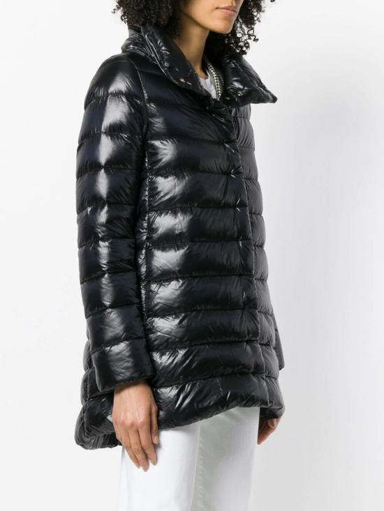 26FW 에르노 아멜리아 A 쉐입 패딩 PI0505DIC 12017Z9300 Black - HERNO