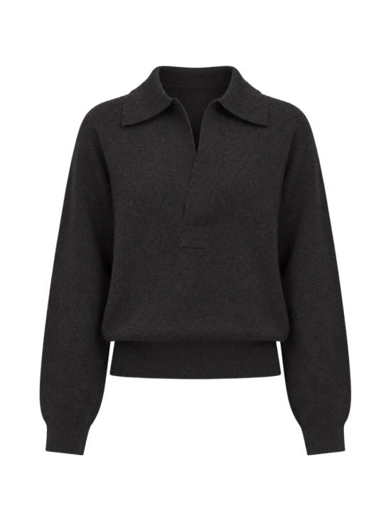 26FW 빅토리아 베컴 긴팔 티셔츠 1326KJU007475A9896 Gray - VICTORIA BECKHAM