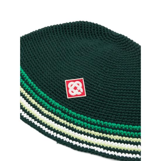 26FW 카사블랑카 버킷햇 PF26 HAT 120 01 GREEN - CASABLANCA