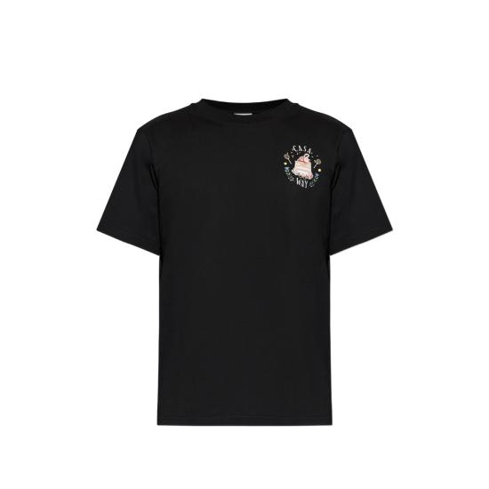 26FW 카사블랑카 반팔 티셔츠 PF26 JTS 001 17 CAAWA BLACK