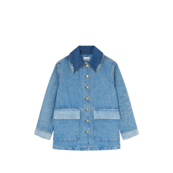 26SS 가니 데님 자켓 A1010179 567 BLUE