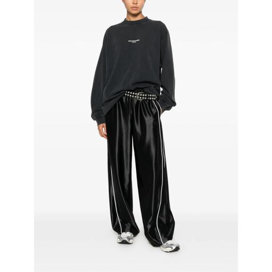 26FW 알렉산더 왕 긴팔 티셔츠 UCC3261908 011 BLACK - ALEXANDER WANG
