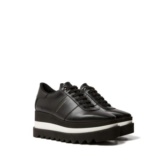 26FW 스텔라 맥카트니 스닉엘리세 플랫폼 트레이너 810611 AP0AM0 1000 BLACK - STELLA MCCARTNEY