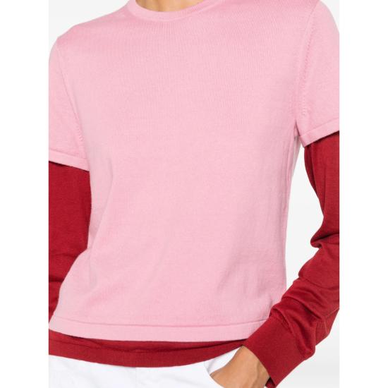 26FW 게스트 인 레지던스 긴팔 티셔츠 W43530JL LAYER SPRCA PINK RED - GUEST IN RESIDENCE