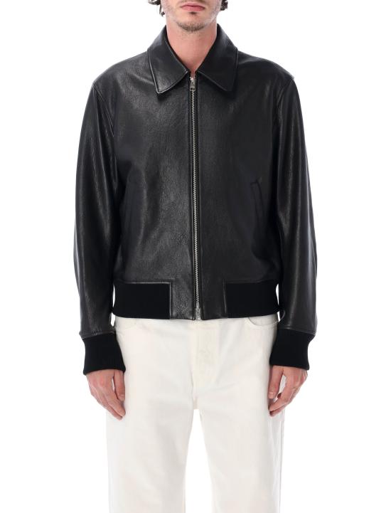 26SS 아미 가죽 자켓 HJK850LH0044 001 Nero