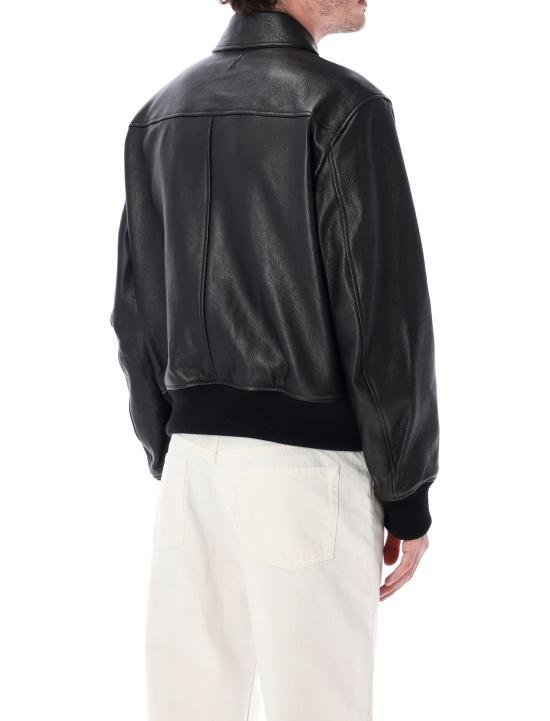 26SS 아미 가죽 자켓 HJK850LH0044 001 Nero - AMI