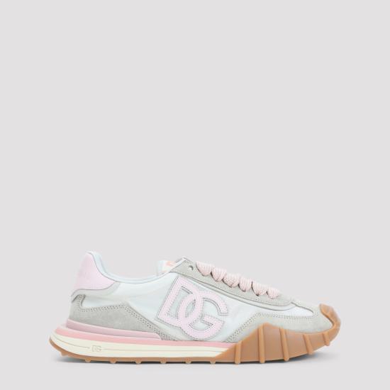 26FW 돌체앤가바나 DG 애슬레틱 패브릭 스니커즈 CK2384 AZ681 8S160 AVORIO ROSA