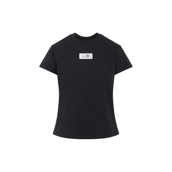 26FW MM6 메종마르지엘라 뉴메릭 코튼 저지 티셔츠 S52GC0327 M20170 900 BLACK - MM6 MAISON MARGIELA