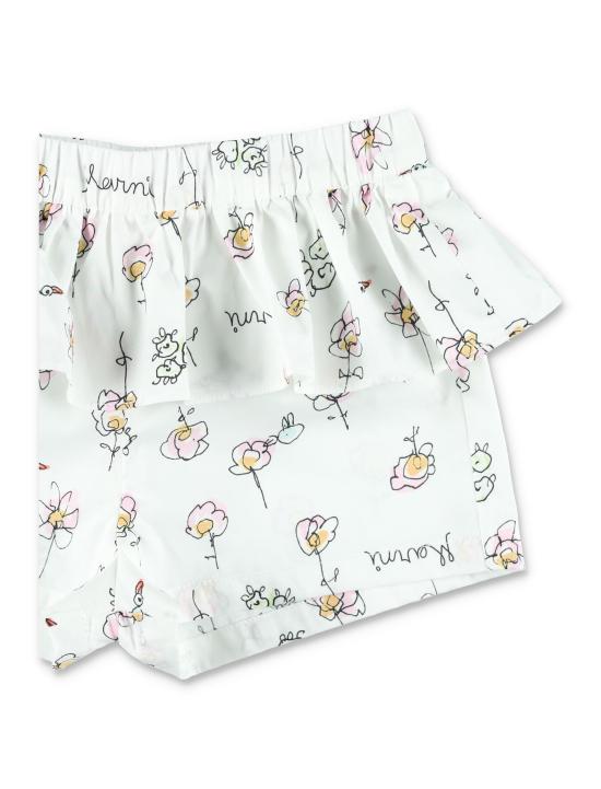 26SS [키즈] 마르니 쇼츠/버뮤다 M01652M00WI 0M100 Bianco - MARNI