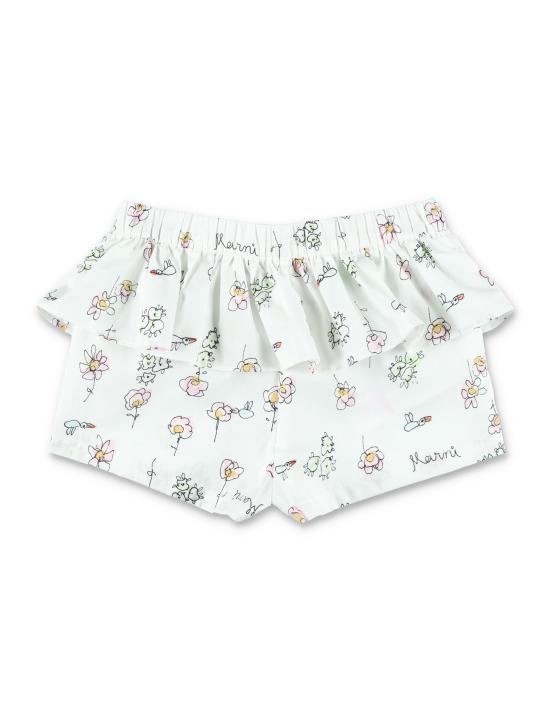 26SS [키즈] 마르니 쇼츠/버뮤다 M01652M00WI 0M100 Bianco - MARNI