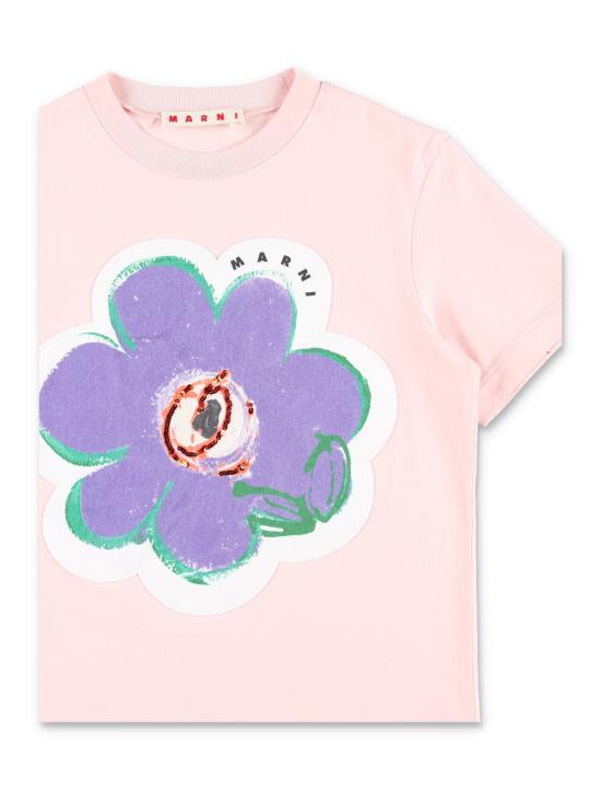 26SS [키즈] 마르니 티셔츠 M01672M00HZ 0M351 Rosa - MARNI