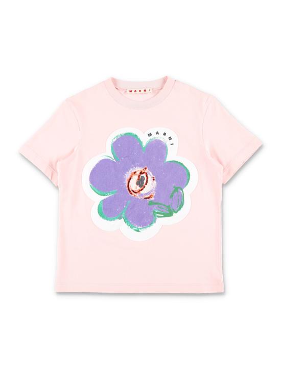 26SS [키즈] 마르니 티셔츠 M01672M00HZ 0M351 Rosa