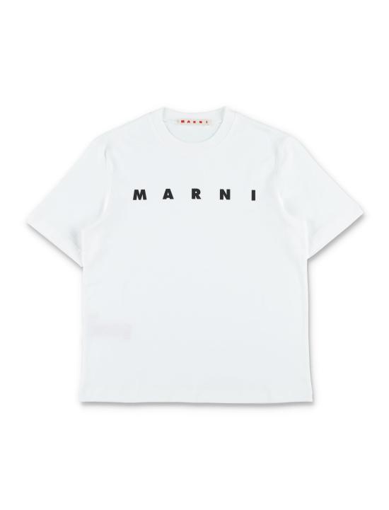 26SS [키즈] 마르니 티셔츠 M01601M00RF 0M100 Bianco
