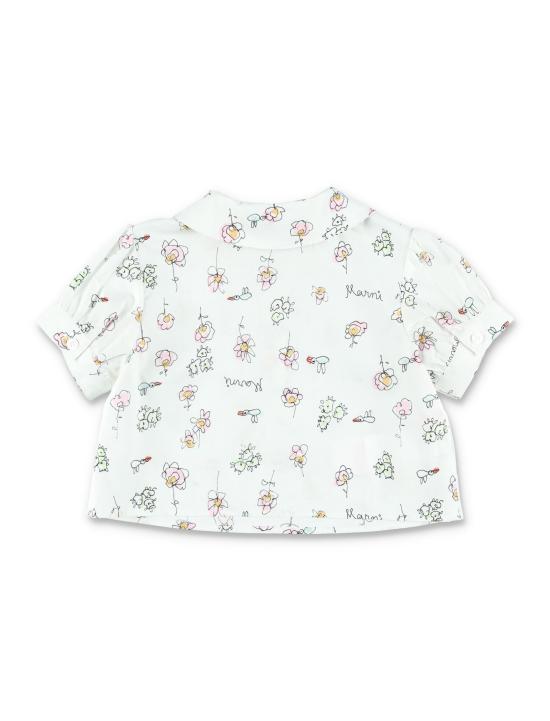 26SS [키즈] 마르니 티셔츠 M01725M00WI 0M100 Bianco - MARNI