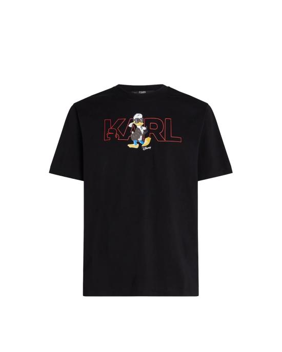  칼라거펠트 반팔 티셔츠 755097 532270 990 Black NERO