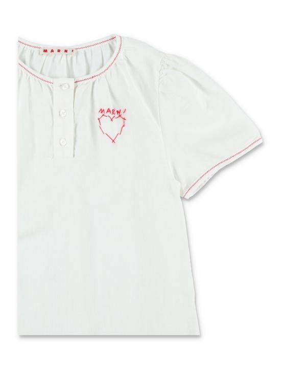 26SS [키즈] 마르니 원피스 M01790M00WK 0M100 Bianco - MARNI