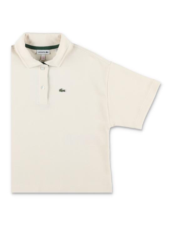 26SS [키즈] 라코스테 폴로 셔츠 7046 XFJ OFF WHITE - LACOSTE