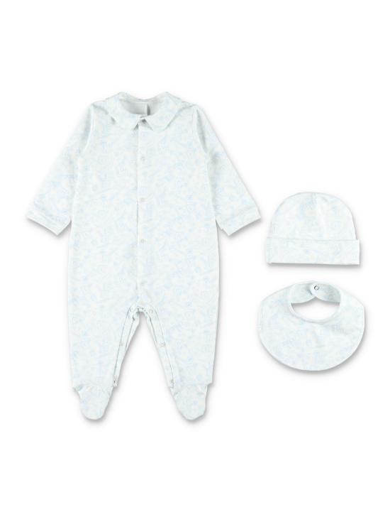 26SS [키즈] 골든구스 오버롤 P02487P002266 82751 OFF WHITE BABY BLUE