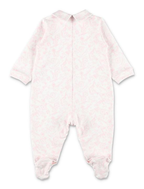 26SS [키즈] 골든구스 오버롤 P02487P002266 82750 OFF WHITE BABY PINK - GOLDEN GOOSE