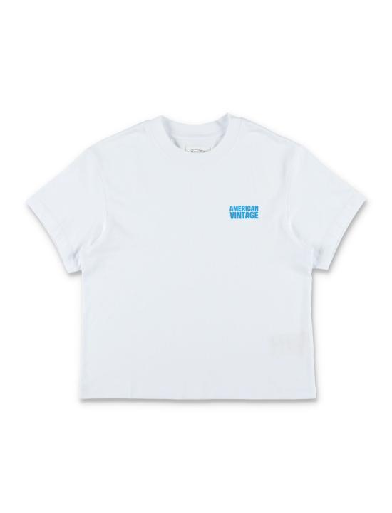 26SS [키즈] 아메리칸 빈티지 티셔츠 KGIX02AE26BLANC WHITE Bianco