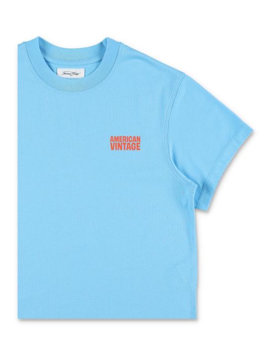 26SS [키즈] 아메리칸 빈티지 티셔츠 KGIX02AE26BLEUC BLEU CIEL - AMERICAN VINTAGE