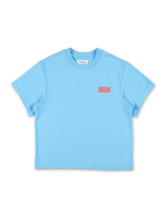 26SS [키즈] 아메리칸 빈티지 티셔츠 KGIX02AE26BLEUC BLEU CIEL