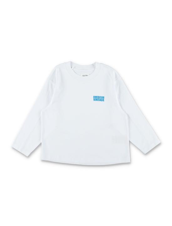 26SS [키즈] 아메리칸 빈티지 티셔츠 KGIX02BE26BLANC WHITE Bianco