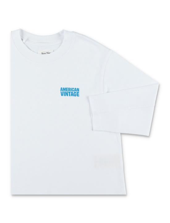 26SS [키즈] 아메리칸 빈티지 티셔츠 KGIX02BE26BLANC WHITE Bianco - AMERICAN VINTAGE