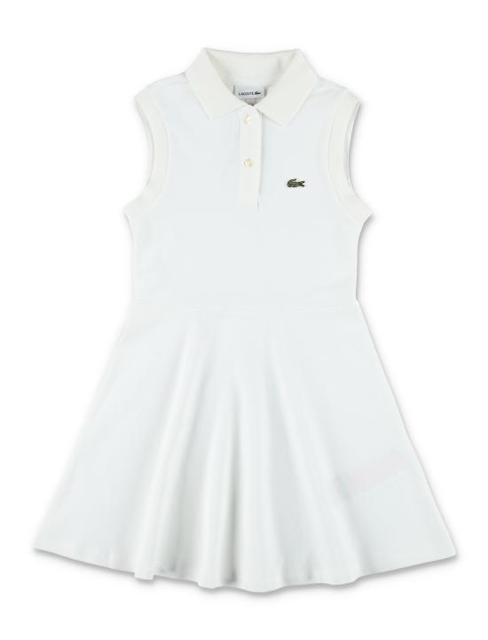 26SS [키즈] 라코스테 원피스 7496 W8L Bianco