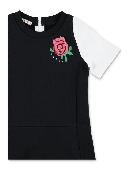26SS [키즈] 마르니 원피스 M01673M00V1 0M900 Nero - MARNI