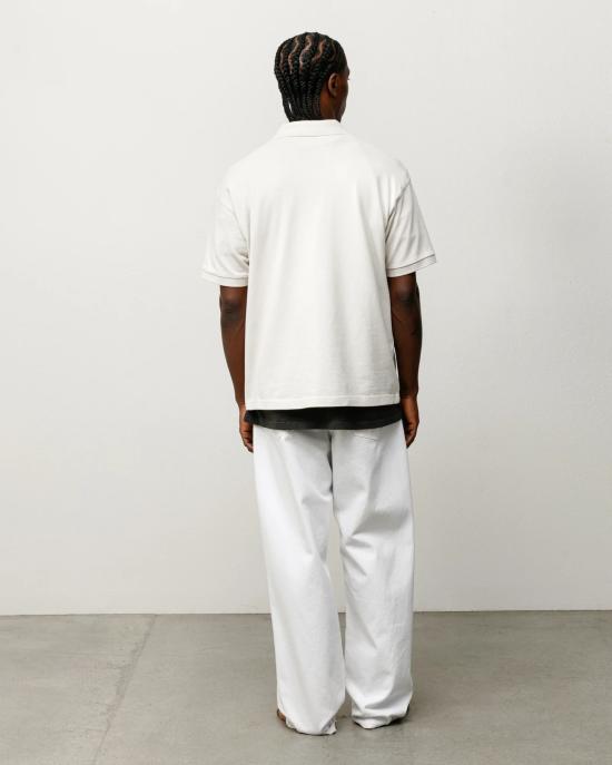26SS 스투시 폴로 티셔츠 1140367 1230 Off white - STUSSY