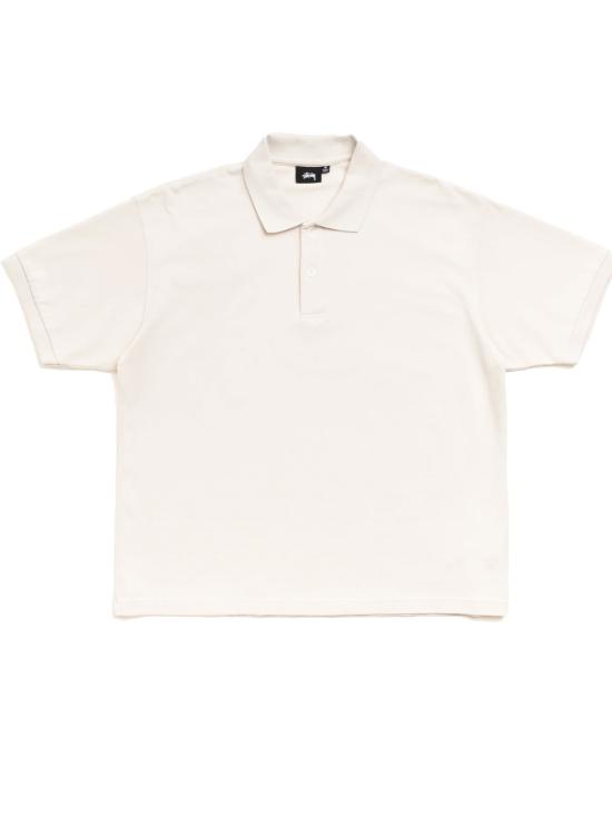 26SS 스투시 폴로 티셔츠 1140367 1230 Off white