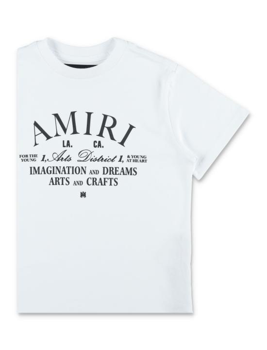 26FW [키즈] 아미리 티셔츠 PXKJT062 100 BIANCO - AMIRI