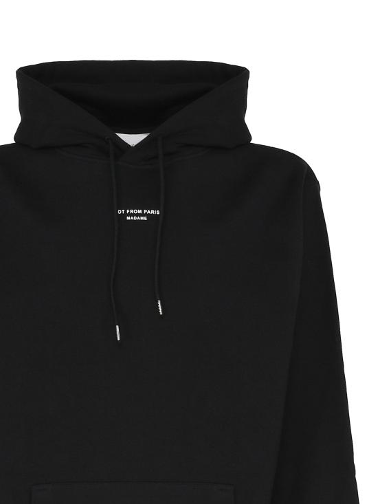 26FW 드롤드무슈 후드 티셔츠 PERMHO161CO127 BL BLACK - DROLE DE MONSIEUR