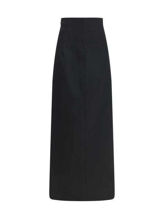 26SS 더로우 롱 스커트 11044 W4600 BLK BLACK
