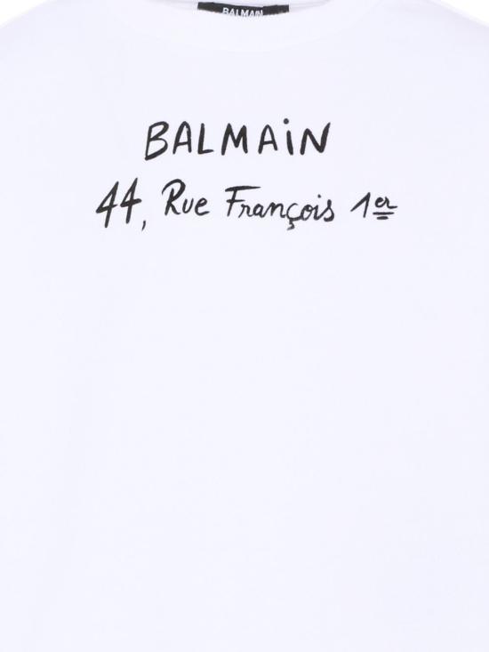 26SS [키즈] 발망 캐시미어 니트 BY4A30 Z3183100NE Bianco - BALMAIN