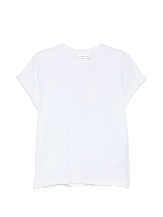 26FW 빅토리아 베컴 반팔 티셔츠 1226JTS007471A WHITE BIANCO
