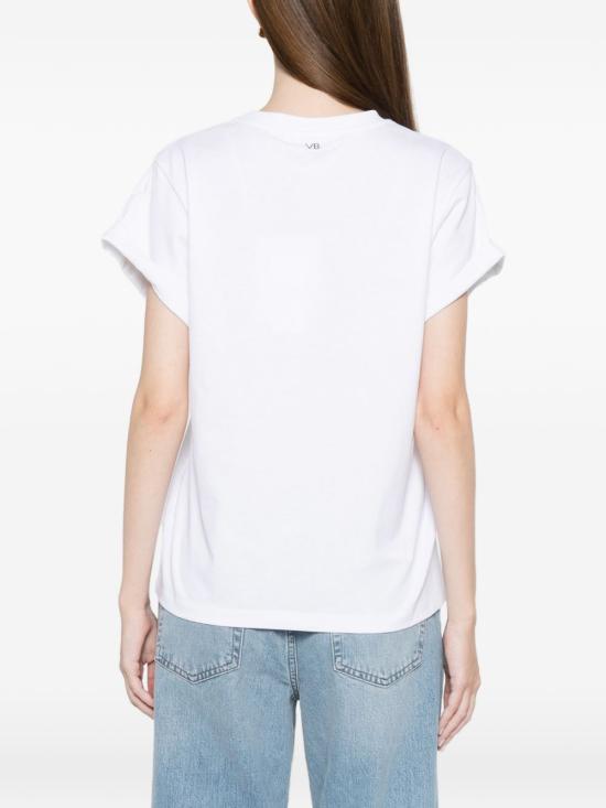 26FW 빅토리아 베컴 반팔 티셔츠 1226JTS007471A WHITE BIANCO - VICTORIA BECKHAM