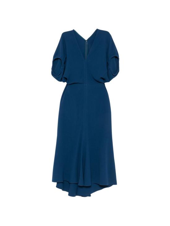 26FW 빅토리아 베컴 롱 원피스 1126WDR006381A OCEAN Blu