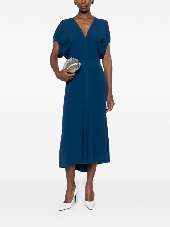 26FW 빅토리아 베컴 롱 원피스 1126WDR006381A OCEAN Blu - VICTORIA BECKHAM
