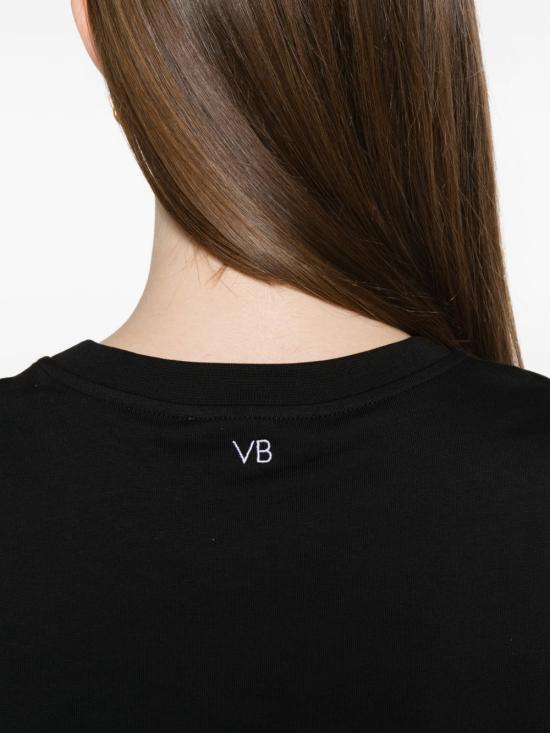 26FW 빅토리아 베컴 반팔 티셔츠 1226JTS007471A BLACK NERO - VICTORIA BECKHAM