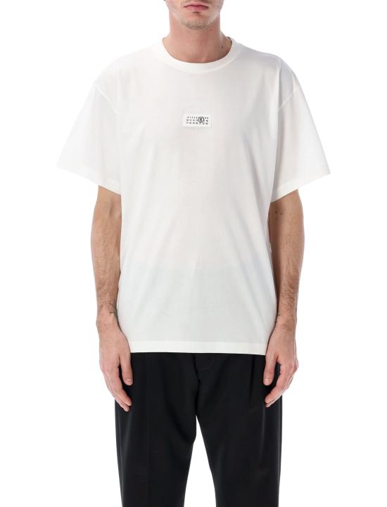 26SS MM6 메종마르지엘라 Numeric 코튼 티셔츠 SH0GC0032M20170 101 Bianco