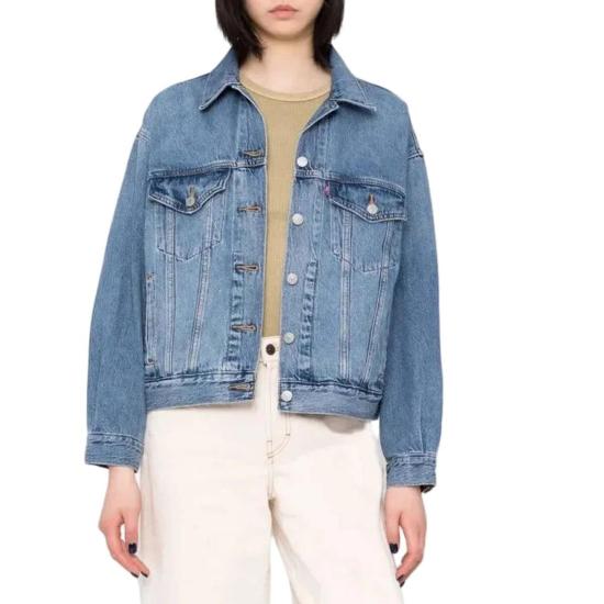  리바이스 데님 자켓 90년대 트러커 재킷, 부드러운 버터 같은 연한 파란색 - LEVI'S