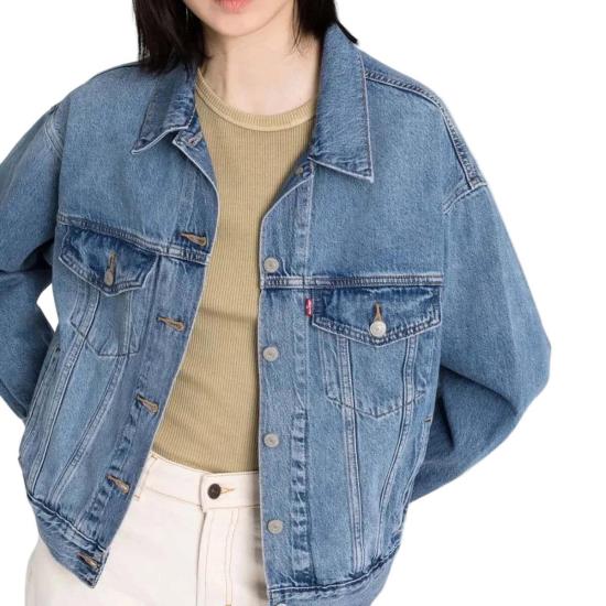  리바이스 데님 자켓 90년대 트러커 재킷, 부드러운 버터 같은 연한 파란색 - LEVI'S