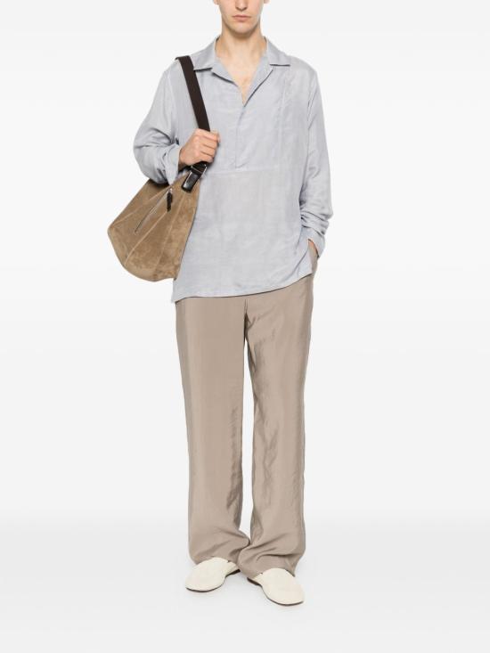 26SS 엠포리오 아르마니 스트레이트 팬츠 EM005059 TE20387U6266 BROWN - EMPORIO ARMANI