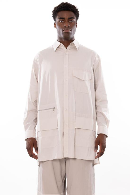 26SS 와이쓰리 긴팔 셔츠 KQ9754 CHALK PEARL Beige