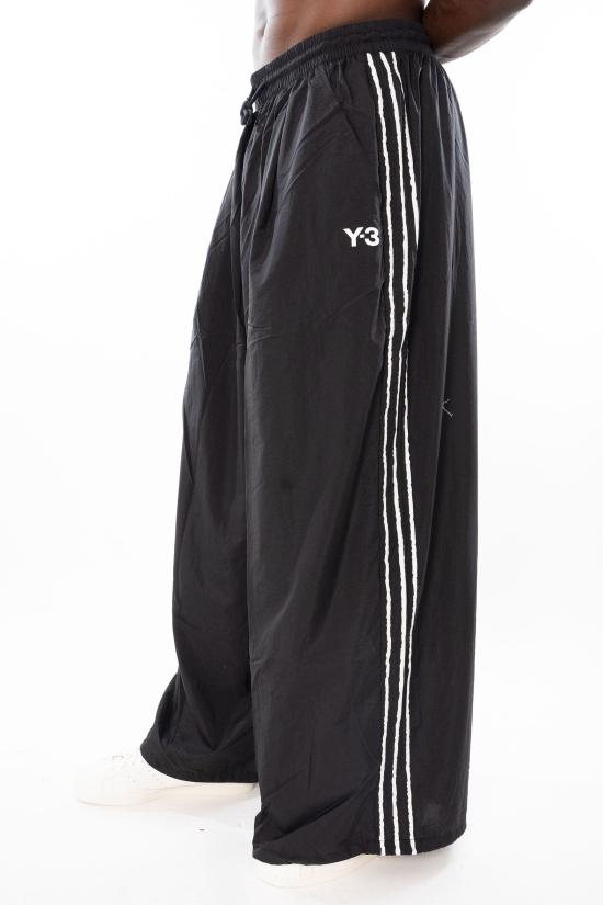 26SS 와이쓰리 로우 엣지 3 스트라이프 와이드 팬츠 KF1192 BLACK Black - Y-3