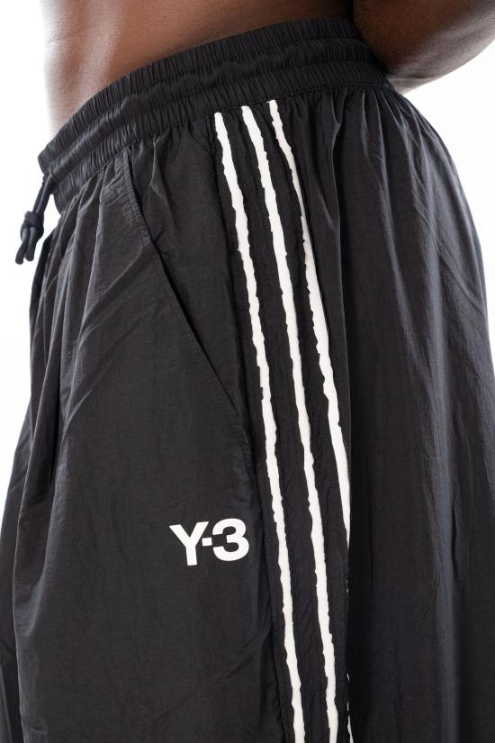 26SS 와이쓰리 로우 엣지 3 스트라이프 와이드 팬츠 KF1192 BLACK Black - Y-3