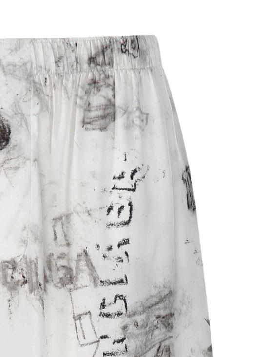 26SS 발렌시아가 숏팬츠 850715TTL781240 Grey - BALENCIAGA