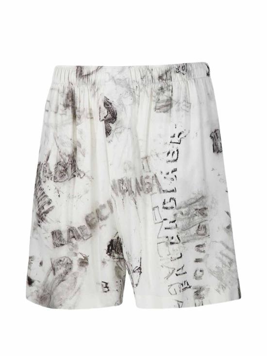 26SS 발렌시아가 숏팬츠 850715TTL781240 Grey - BALENCIAGA